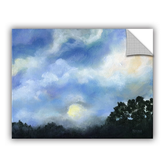 Low-Down-Sun Removable Wall Art Mural by Marina Petro