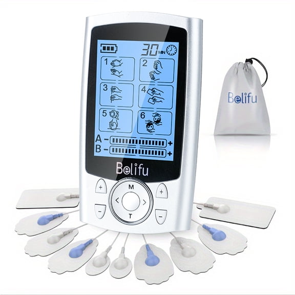 Low-Frequency Electric Massager silvery