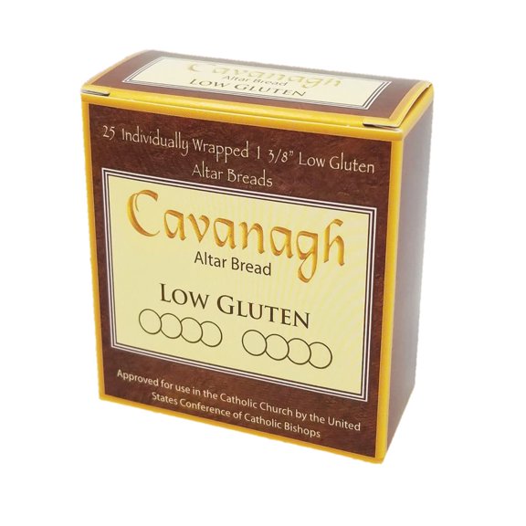Low Gluten 1 3/8" GGA1 Diameter (35mm) Altar Communion Bread Box of 25