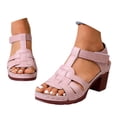 thumbnail image 1 of Low Heel Sandals for Women with Arch Support - ​Dressy Wedge Platform ​Summer Casual Footwear ​Breathable Adjustable Straps, 1 of 2