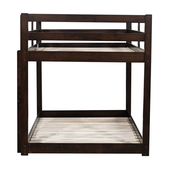 Low - Height Feature | Twin over Twin Loft Bed for Better Stability | Enjoy Versatile Utilization and Diverse Sleep Options