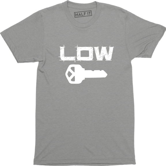 Low Key Funny Sarcastic Chill Pill Pun Graphic Men's T-Shirt