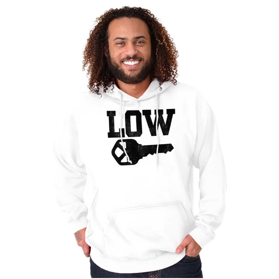 Low Key Nerd Sarcastic Pun Funny Geek Hoodie Sweatshirt Women Men Brisco Brands X
