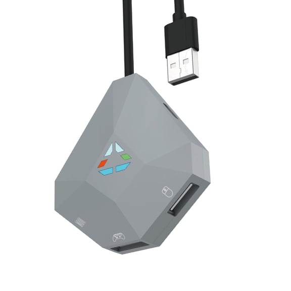 Low Latency Multiple Game Console Keyboard Mouse Converter Adapter Adjustable Setting For Gaming Customizable Keybinds