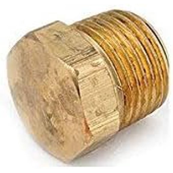 Anderson Metals Corp. Brass Hex Head Plug - Low Lead, Lead Hex - Multicolor