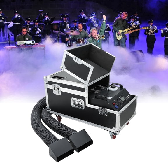 5000W Low Lying Fog Machine, Fog Machine with DMX Remote Control Professional fog machine Water Based Fog Machine, Perfect for Wedding, Halloween, Party and Smoke Stage Effect