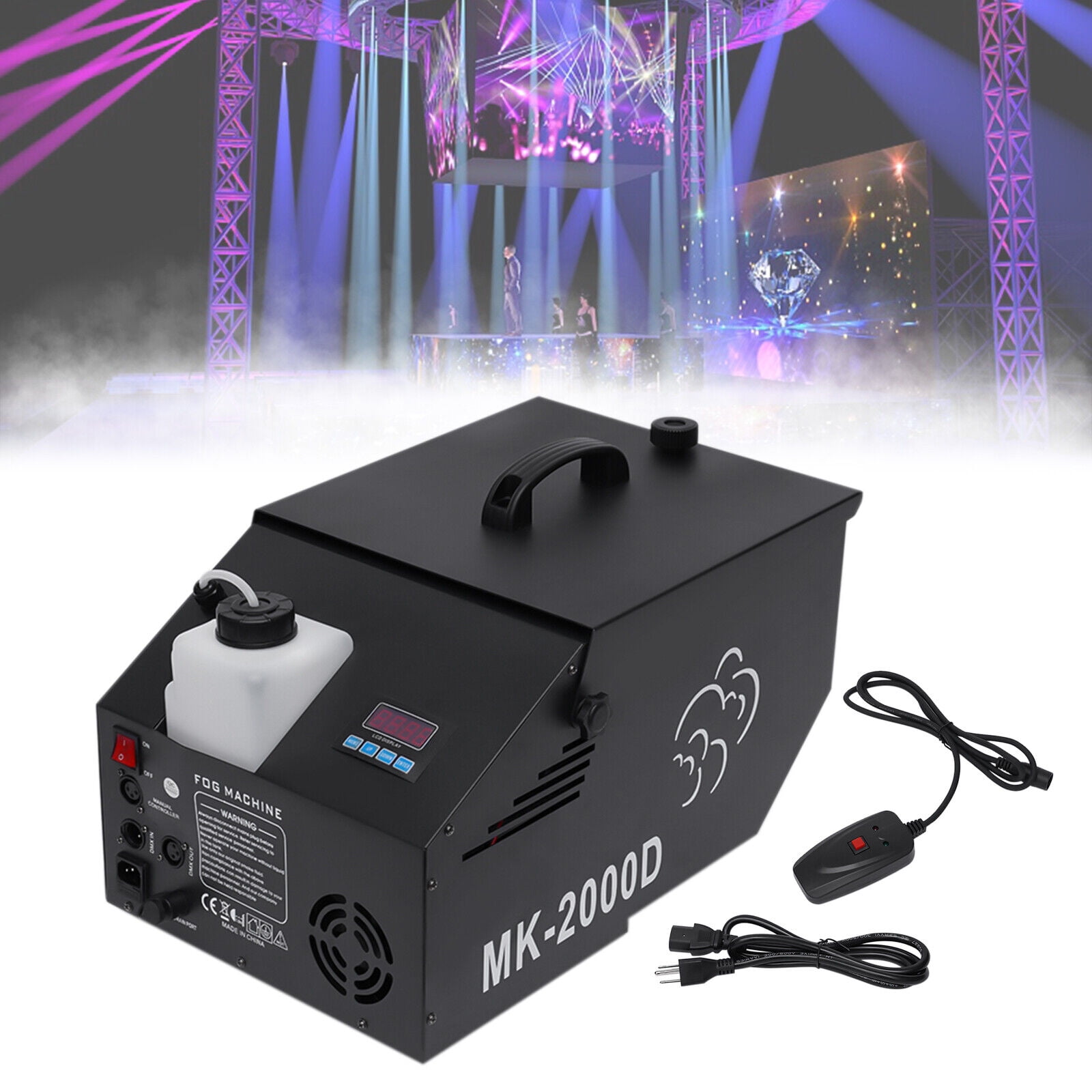 Low-Lying Fog Machine Wedding Stage Smoke Effect DMX Dry Ice Fogger 860-1076ft²