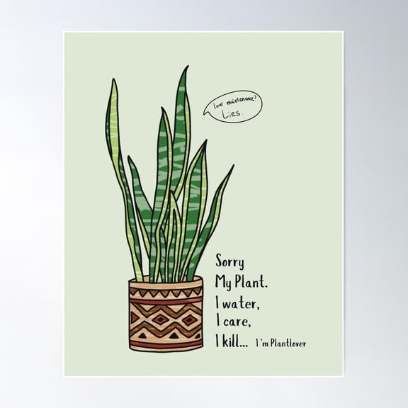 Low Maintenance? Lies Poster Wall Art, Modern Wall Decor For Living Room Bedroom, 16x24 UNFRAMED