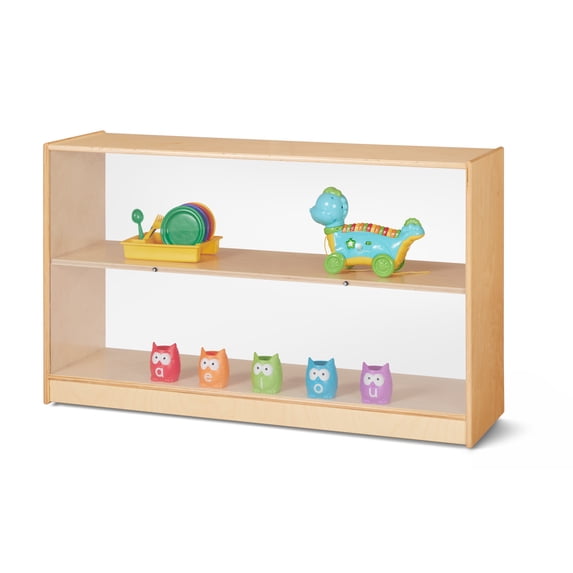 Low Mobile Straight-Shelf - See-Thru Back