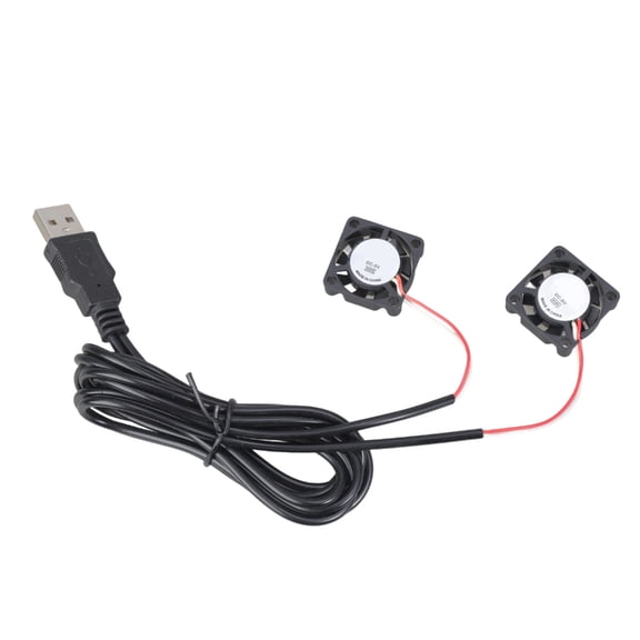 Low Noise 2507 Two Fan Cooling System for PC CPU Server Electronics