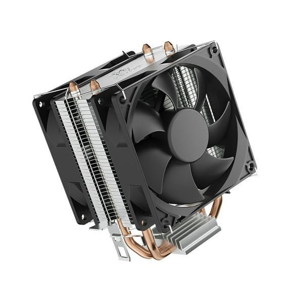 Low Noise CPU Air Cooling Fan 2 Heat Pipe 12V 4PIN PC Processor Radiator Quiet Fan For LGA 775 1700 1851 115X 1200