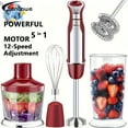 thumbnail image 1 of Low Noise Mixer, Food Processor, Handheld Mixer, Stainless Steel Rod Mixer, Egg Beater, 1 of 4