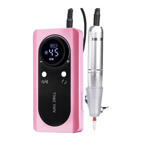 Low Noise Nail Sander Polish Machine Professional Nail Removal Machine Nail Polish Machine Manicure Salon Tool Pink