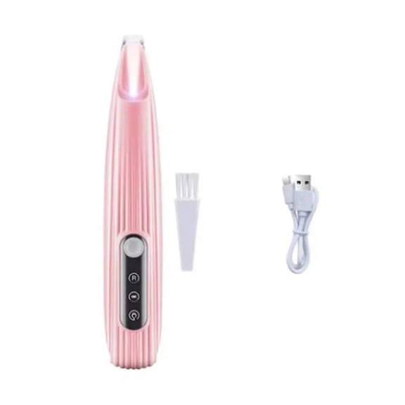 Low Noise Pet Foot Shaver Smart Display USB Rechargeable Paw Trimmer Waterproof with Led Dog Paw ,Low Noise Pet Groomig Kit