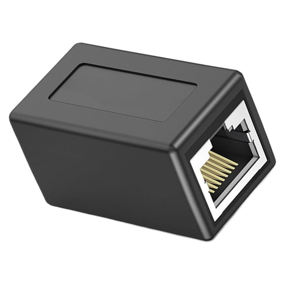 Low Noise RJ45 Coupler Ethernet Inline Connector Female to Female 8P8C Networking Extender for Ethernet Cable