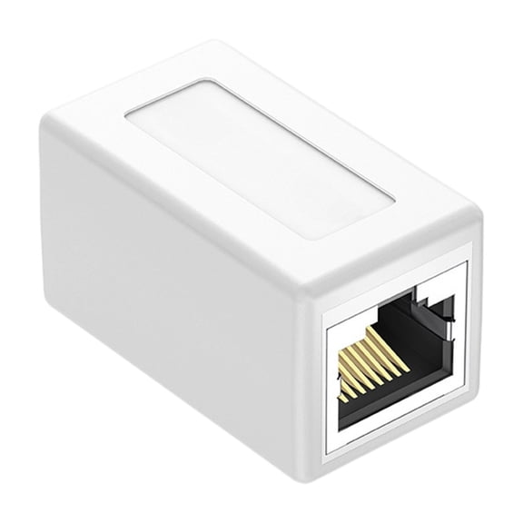 Low Noise RJ45 Coupler Ethernet Inline Connector Female to Female 8P8C Networking Extender for Ethernet Cable