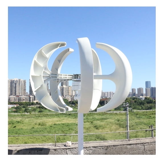 Low Noise Windmill 3000W Vertical Axis Wind Turbine Generator 12V 24V 48V With MPPT Controller For Home Use ,Low Noise