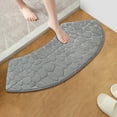 thumbnail image 1 of Low Pile Bathroom Rug and Mat, Super Absorbent and Machine Washable with Non-Slip Backing, for Shower and Toilet Area(Gray), 1 of 6