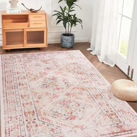Low-Pile & Warm - 4x6 Area Rug for Bedroom and Entryway