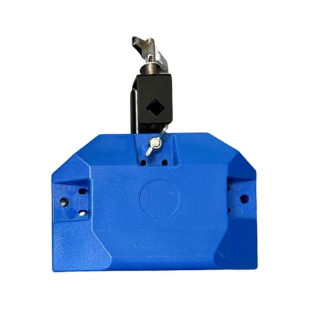 Low Pitched Latin Drum Instrument for Cow Bell Bracket,Adjustable Mount Bracket, Blue