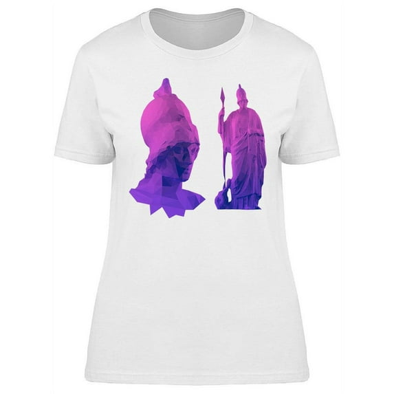 Low Poly 3d Design T-Shirt Women -Image by Shutterstock, Female Large