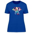 thumbnail image 1 of Low Poly Colorful Elephant T-Shirt Women -Image by Shutterstock, Female x-Large, 1 of 2