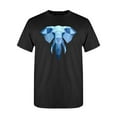 thumbnail image 1 of Low Poly Elephant Logo T-Shirt Men -Image by Shutterstock, Male 3X-Large, 1 of 2