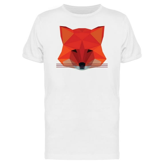 Low Poly Happy Fox Tee Men's -Image by Shutterstock