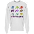 thumbnail image 1 of Low Poly Hong Kong Sweatshirt Men -Image by Shutterstock, Male 3X-Large, 1 of 2
