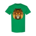 thumbnail image 1 of Low Poly Lion Head T-Shirt Men -Image by Shutterstock, Male 3X-Large, 1 of 2