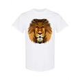 thumbnail image 1 of Low Poly Lion Head T-Shirt Men -Image by Shutterstock, Male Small, 1 of 2