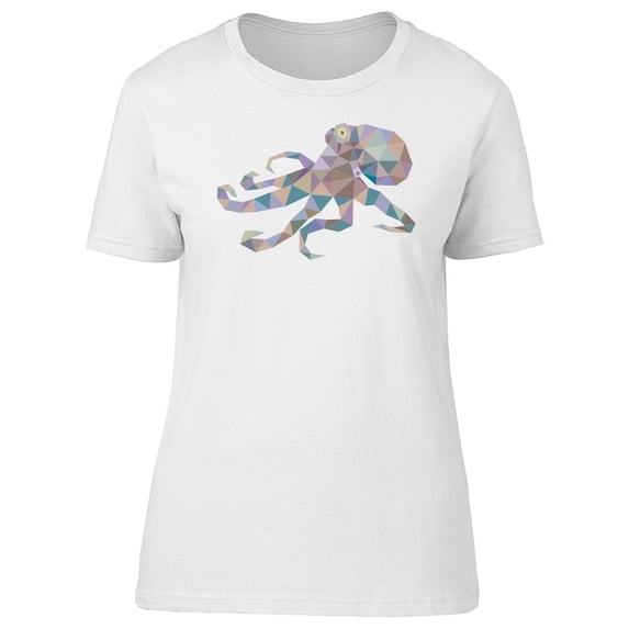 Low Poly Octopus Ocean Tee Men's -Image by Shutterstock