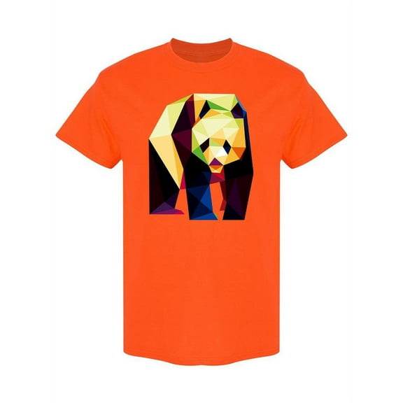 Low Poly Panda Design T-Shirt Men -Image by Shutterstock, Male Medium