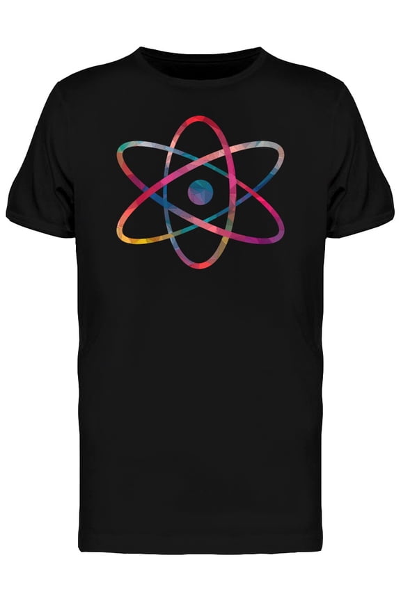 Low Poly Science Icon Logo T-Shirt Men -Image by Shutterstock, Male Large