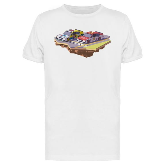 Low Poly Stock Cars T-Shirt Men -Image by Shutterstock, Male Medium