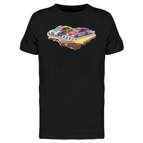 Low Poly Stock Cars T-Shirt Men -Image by Shutterstock, Male XX-Large