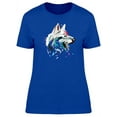 thumbnail image 1 of Low Poly Wolf Head Art T-Shirt Women -Image by Shutterstock, Female Small, 1 of 2