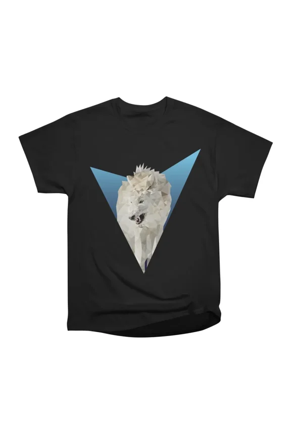 Low Poly Wolf T-Shirt Tee Gift For Him Merch For Her Apparel For Friend