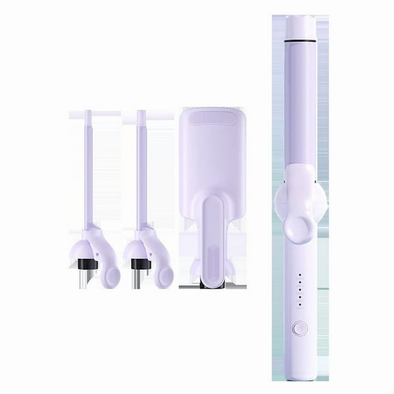 Low-Power Interchangeable Curling Wand Set, 3-in-1 Dormitory & Travel-Safe Hair Styler with 9mm, 13mm & 32mm Ceramic Barrels for Versatile Curls and Waves (22W)