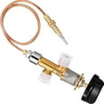 thumbnail image 1 of Low Pressure Gas LPG Fireplace Failure Control Valve Kit Gas Heater Thermocouple Replacement 5/8-18UNF, 1 of 7