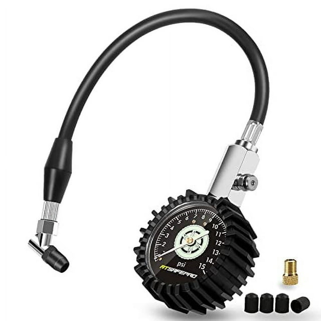 Low Pressure Tire Gauge 15PSI, ATsafepro 2.5” Mechanical Tire Pressure
