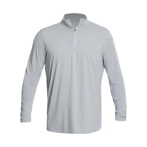 ANETIK MVQTRL9 Low Pro Quarter-Zip-Alloy Heathered-M
