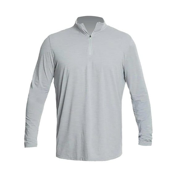 ANETIK MVQTRL9 Low Pro Quarter-Zip-Alloy Heathered-2XL