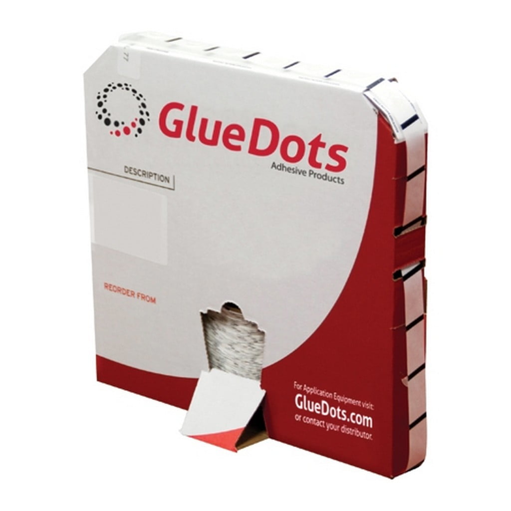 Low Profile 1/4" Medium Tack Glue Dots&Reg; (4000 Dots/Roll)