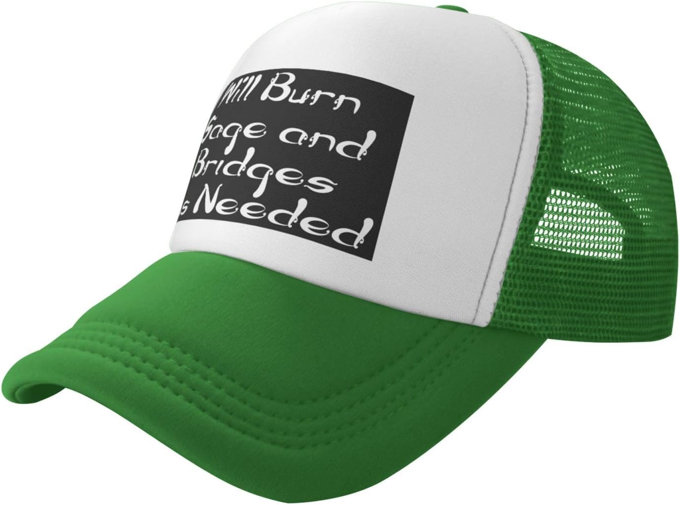 Low Profile Baseball Cap Funny Will Burn Sage and Bridges As Needed Hat
