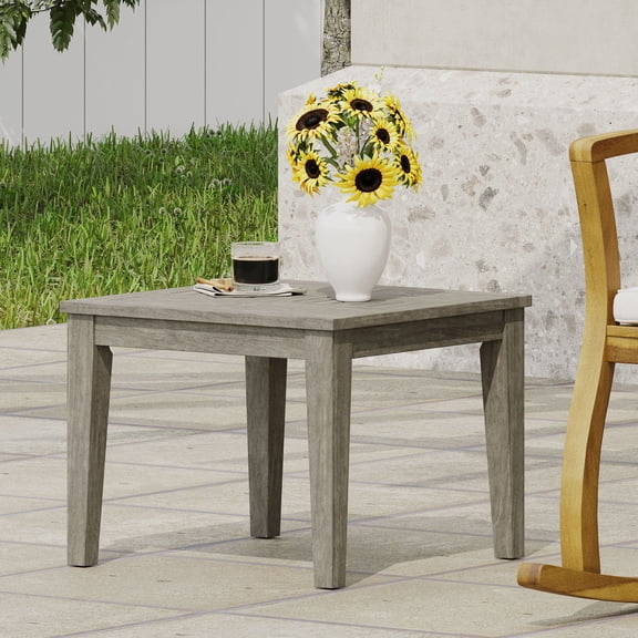 Low Profile Build - Durable Hardwood - Fits in Tight Outdoor Corners / Keeps Seating Neat