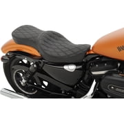 Low-Profile Double Bucket Seats Double Diamond Stitch