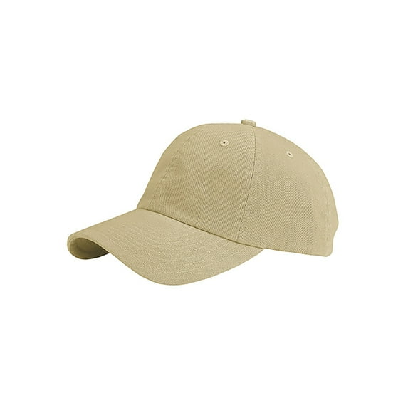 Low Profile Dyed Cotton Twill Cap - Khaki