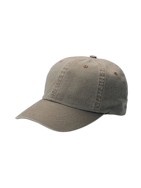 Low Profile Dyed Cotton Twill Cap - Olive