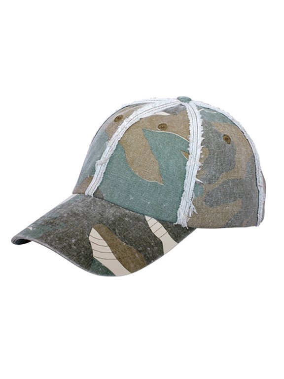 Low Profile Fashion Camo Cap - Olive